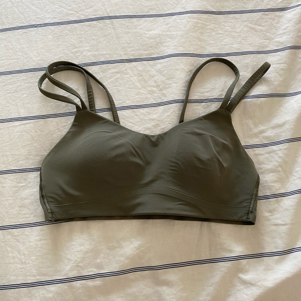Olive like a cloud bra light support
